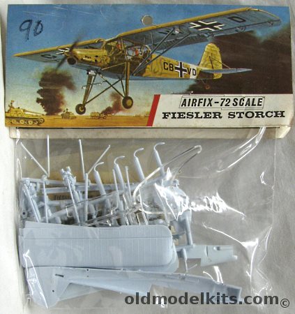 Airfix 1/72 Fieseler Storch Fi-156 North African or Russian Campaigns - Bagged, 127 plastic model kit